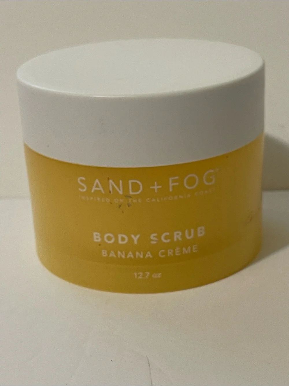 Sand + Fog “Banana Cream” Body Scrub 12.7 oz - New**